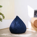 Gestoffeerde poef, kleur marineblauw