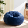 Gestoffeerde poef, kleur marineblauw